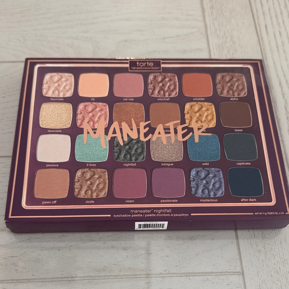 Tarte Maneater Eyeshadow Palette - Bold and Diverse Shades
